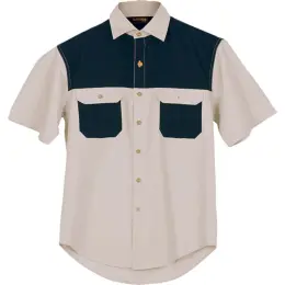 Stone Navy Two Tone Bush Shirt